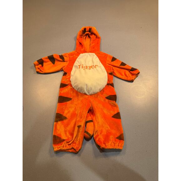 Disney Store Baby Tigger Halloween Costume Hooded Padded Belly 12 Months - Picture 1 of 5